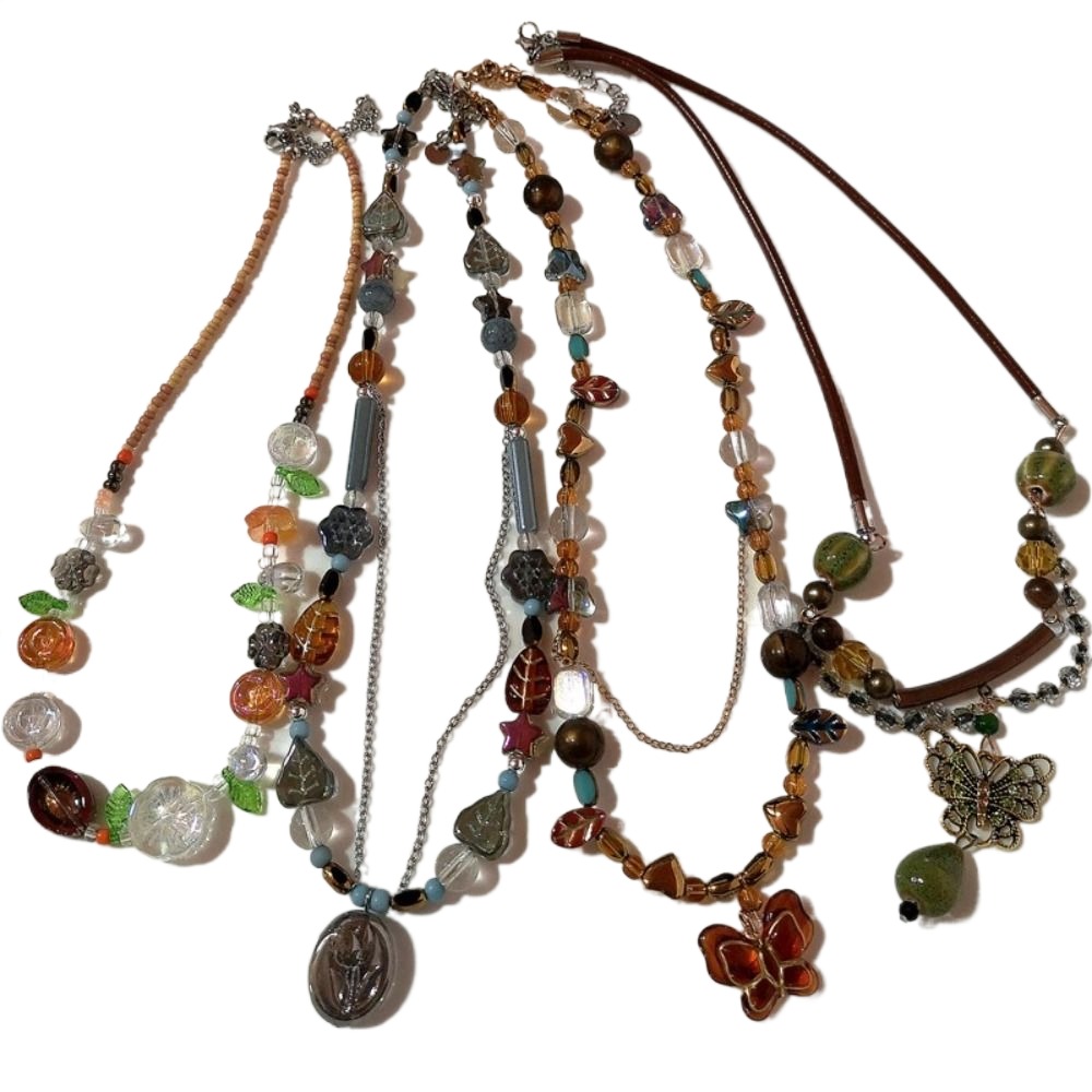Y2K Ethnic Fashion - Fashion Bead Bohemia Necklace Handmade Craft