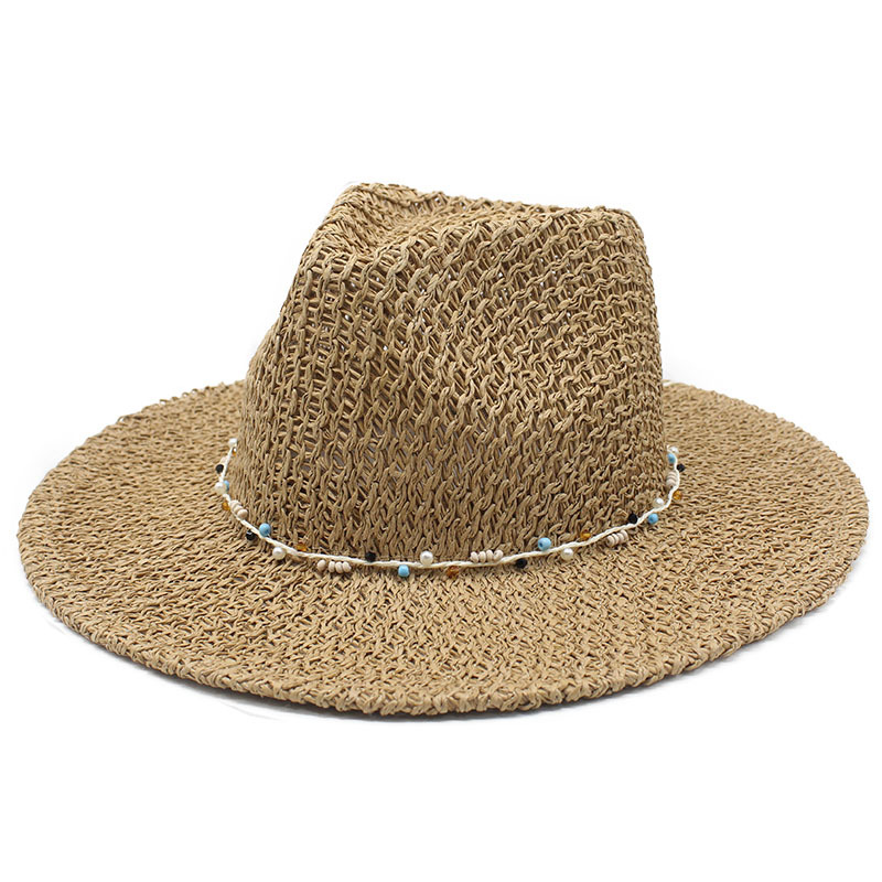 Go Ethnic Fashion - Ethnic Style Hollowed-out Hand-woven Wide-brimmed Sun