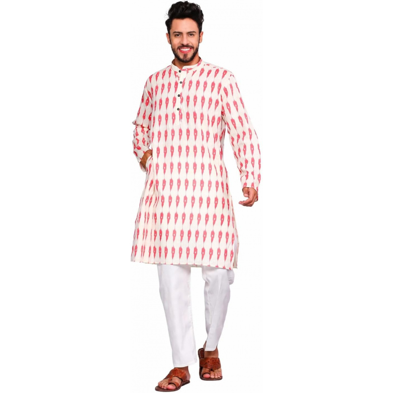 Kurta Men Cotton - Mens Pure Cotton Kurta Pajama Set