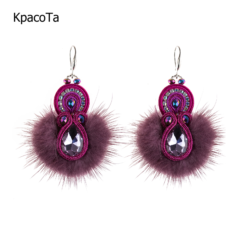 Winter Ethnic Fashion For Women - KpacoTa Handmade Soutache Lông Vũ nữ