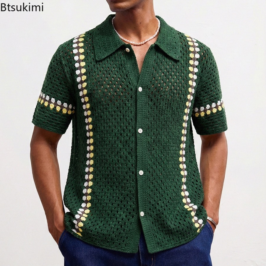 Urban Ethnic Fashion - New Retro Ethnic Style Men Cardigans