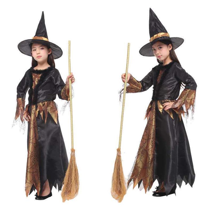 Ethnic Fashion Brand - Halloween Witch Wizard Costume Cosplay Girls'