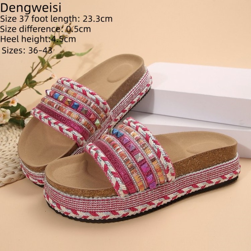 The Ethnic Fashion - Fashion Bohemian Women's Sandals Retro Ethnic
