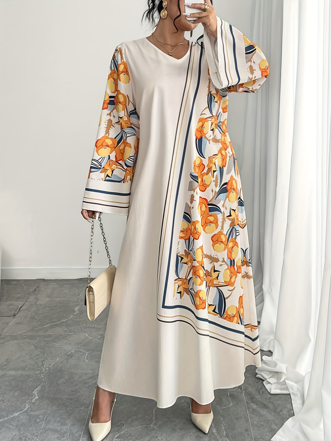 Ethnic Style Dresses - Plus Size Fashionable Women's Middle East