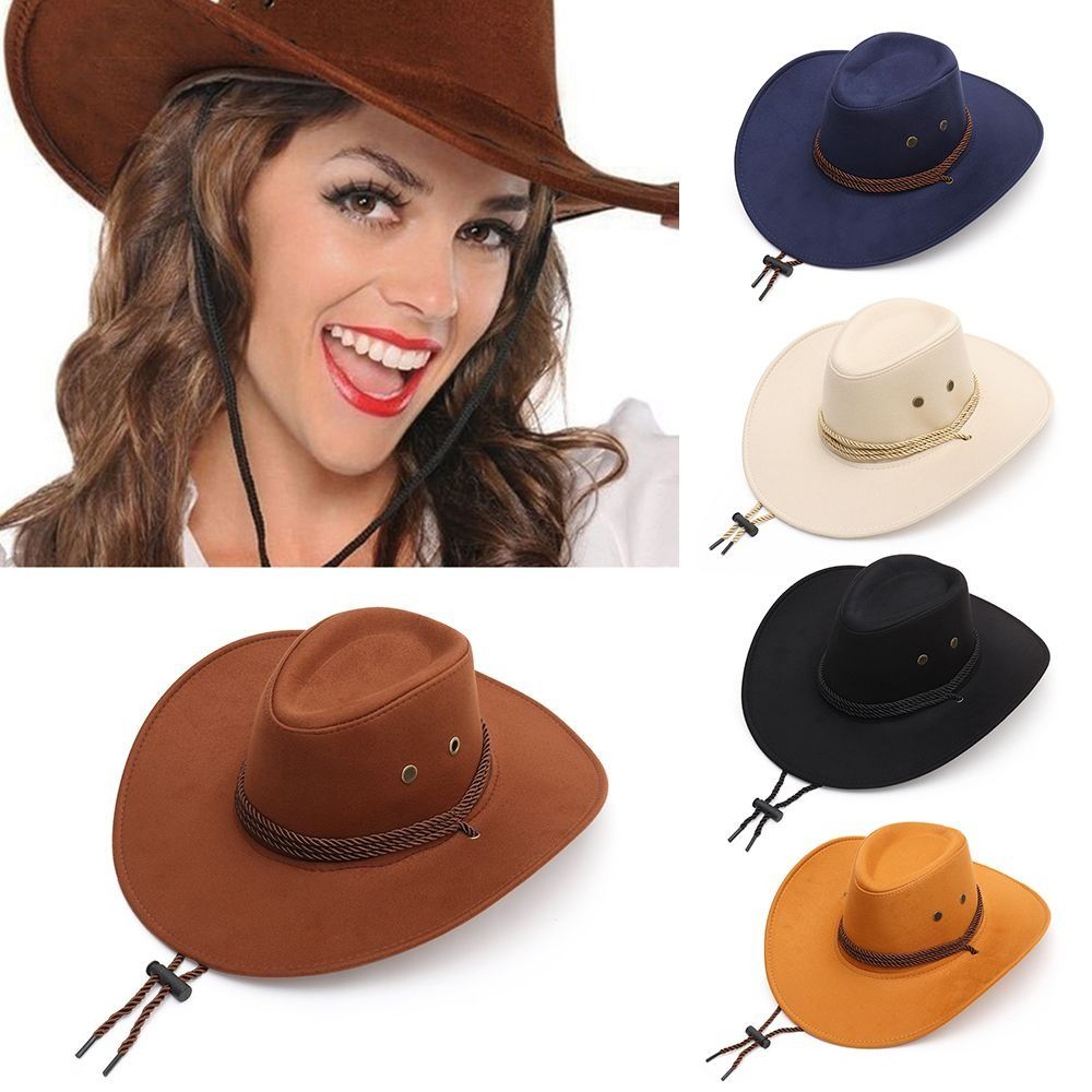 Winter Ethnic Fashion For Women - Fashion Western Style Western Cowboy Hat