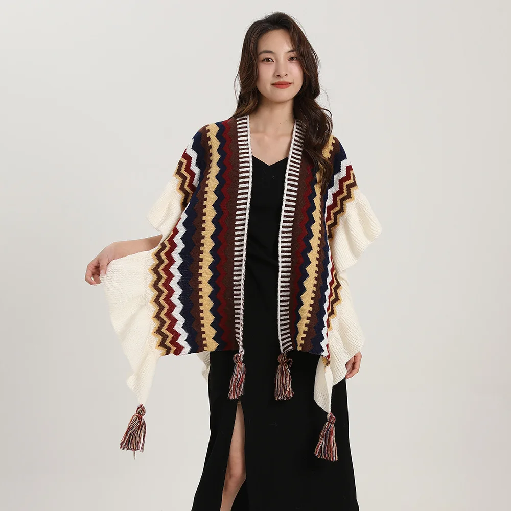 Bohemia Shawl Women Mohair Kni - đánh giá và giá Winter Ethnic Fashion For Women