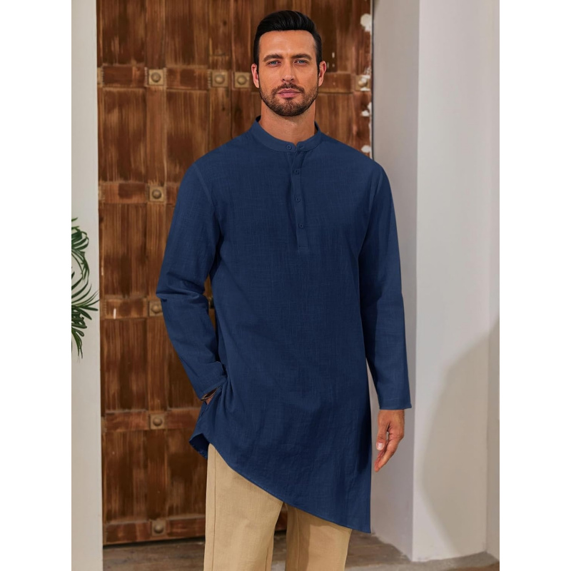 Mens Kaftan Robe Thobe Cotton  - đánh giá và giá Kurta Men Cotton