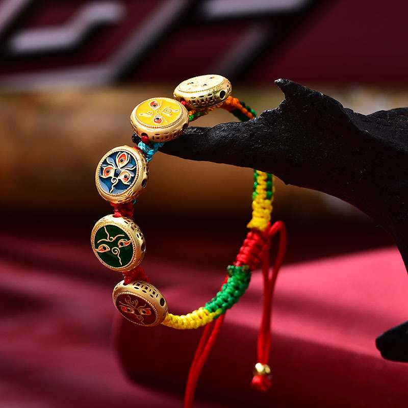 Tibetan Bracelet Hand Woven Ro - đánh giá và giá Ethnic Fashion Way