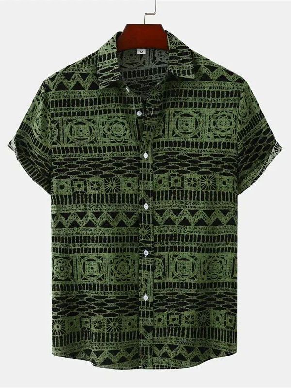 Men's Ethnic Style Short Sleev - đánh giá và giá Urban Ethnic Fashion