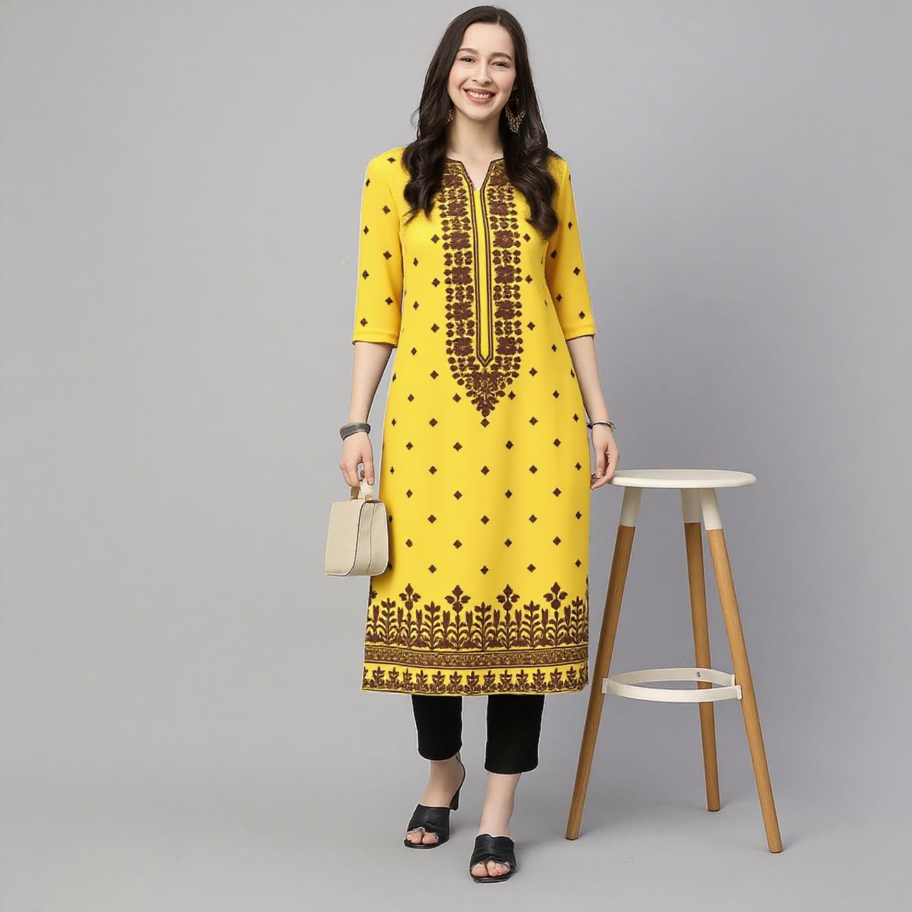 Muslim Kurt Flowers Women's Fa - đánh giá và giá Ethnic Fashion Kurtis
