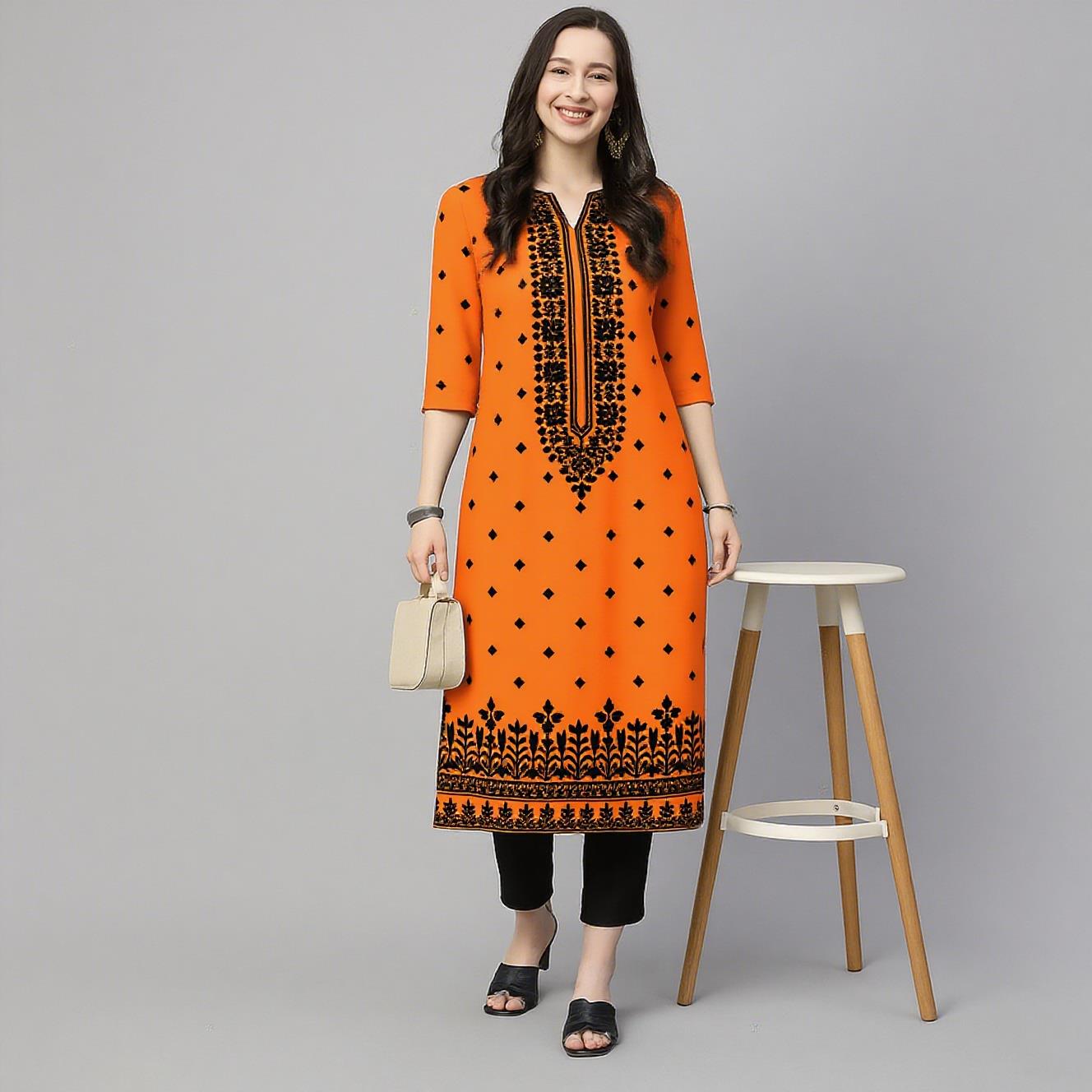 Muslim Kurt Flowers Women's Fa - đánh giá và giá Ethnic Fashion Kurtis