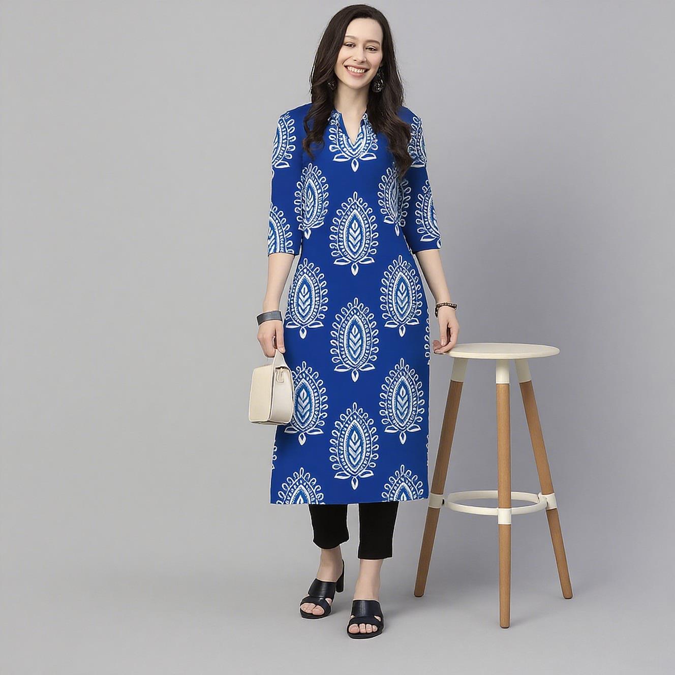 Muslim Kurt Flowers Women's Fa - đánh giá và giá Ethnic Fashion Kurtis
