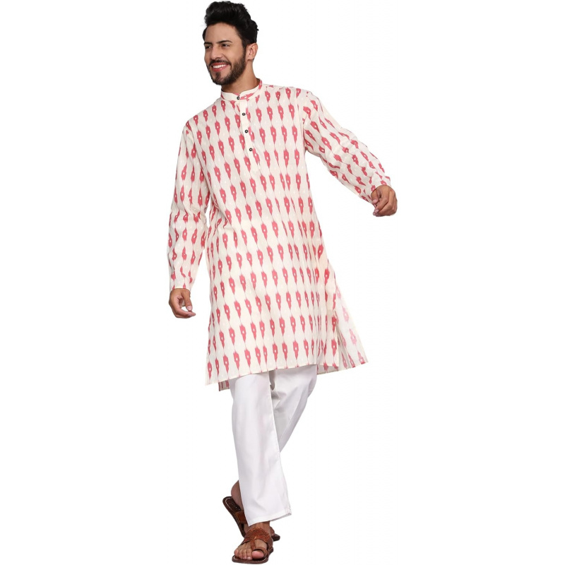Mens Pure Cotton Kurta Pajama  - đánh giá và giá Kurta Men Cotton