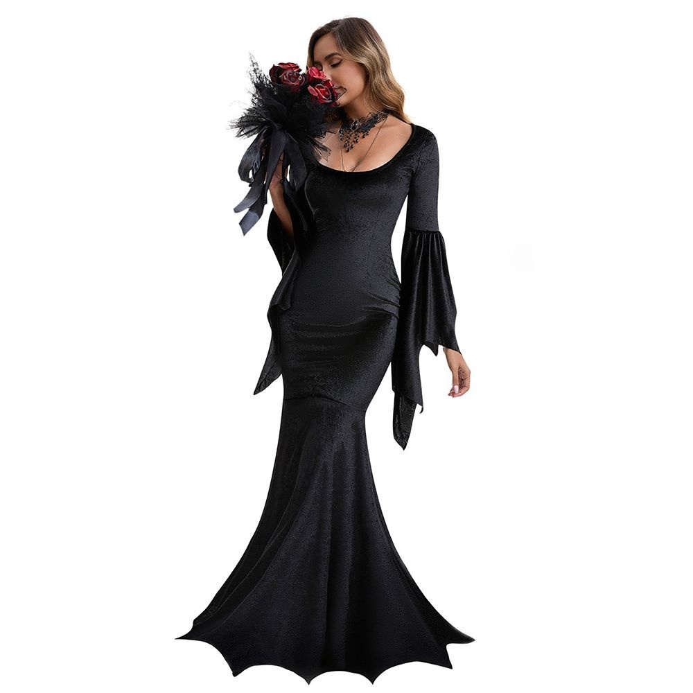 Gothic  Bat Witch Long Dress H - đánh giá và giá Ethnic Clothing & Online Fashion Store Khaadi Uk