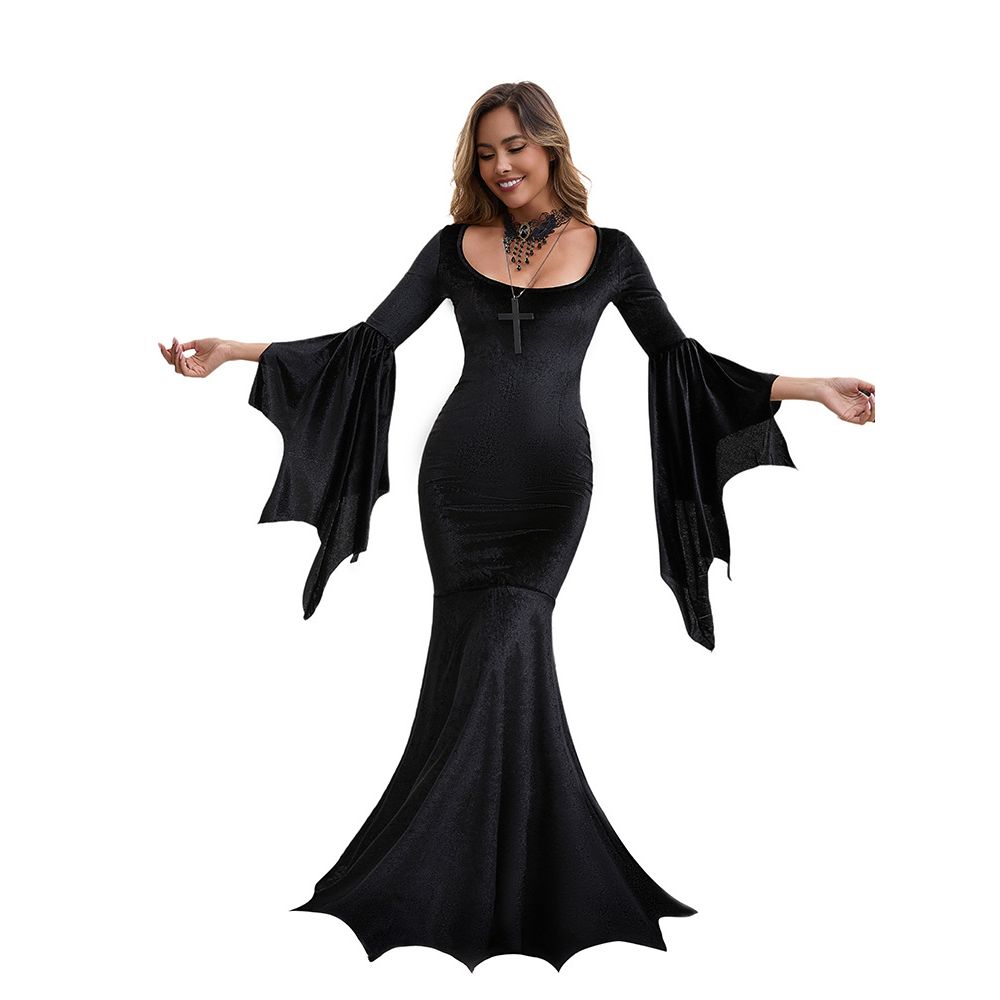 Gothic  Bat Witch Long Dress H - đánh giá và giá Ethnic Clothing & Online Fashion Store Khaadi Uk