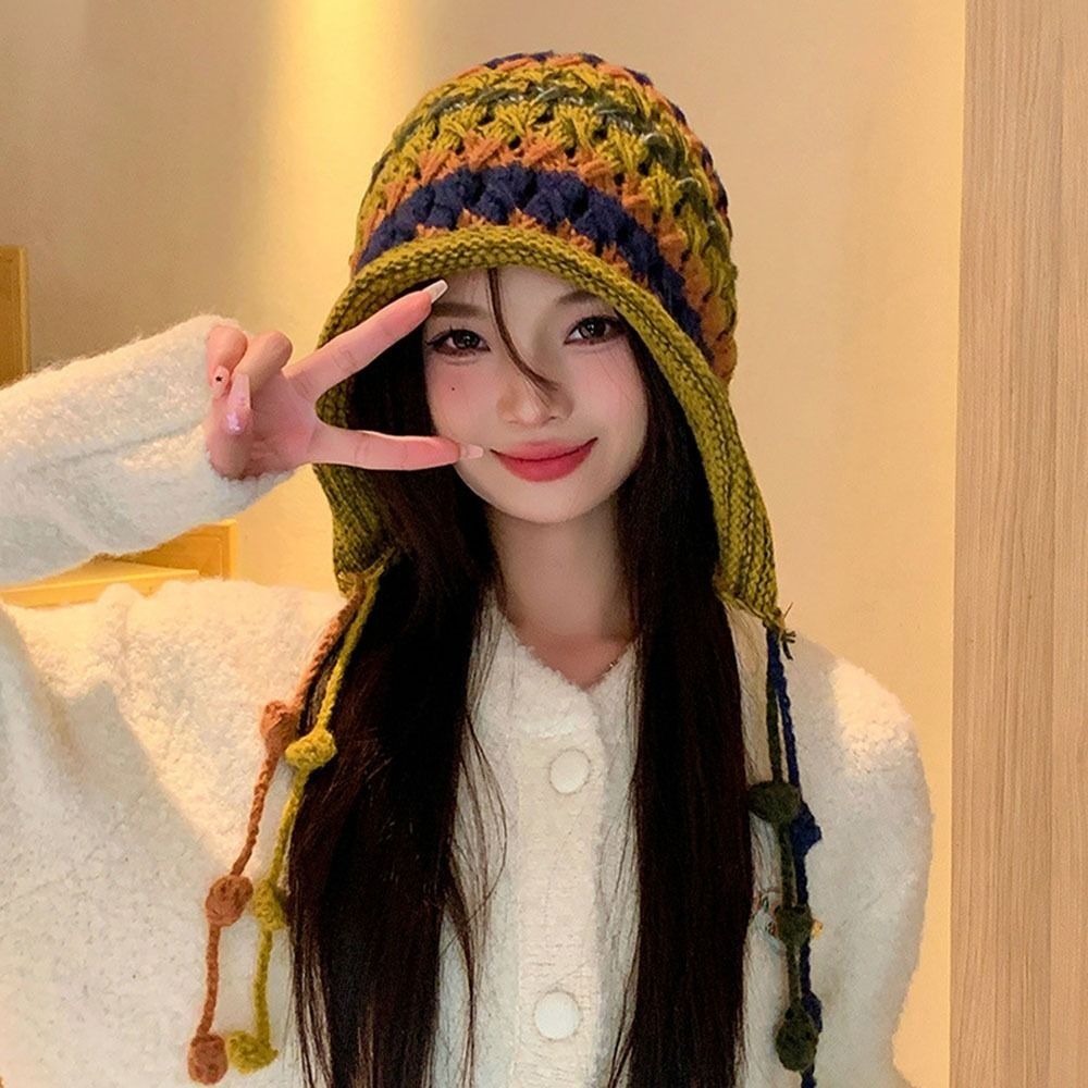 Fashion Rainbow Striped Knitte - đánh giá và giá Winter Ethnic Fashion For Women