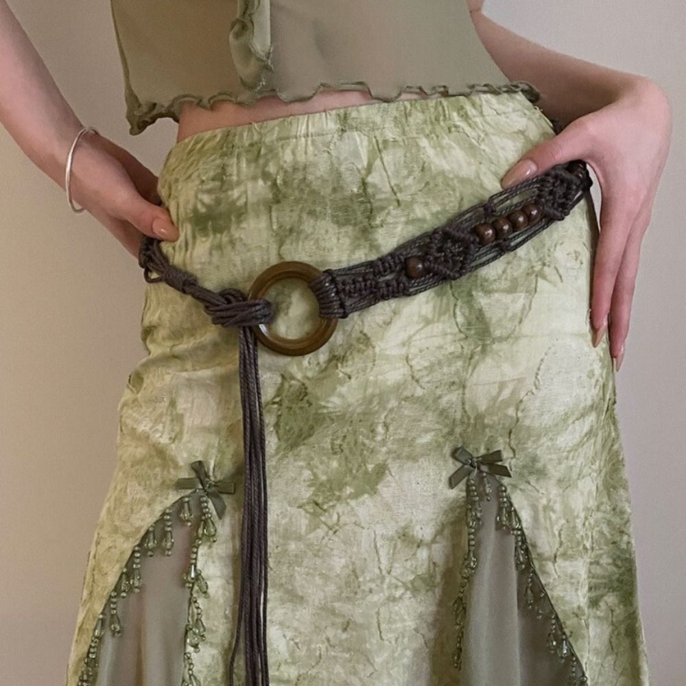 Braided Waist Chain Women's Ve - đánh giá và giá Y2K Ethnic Fashion