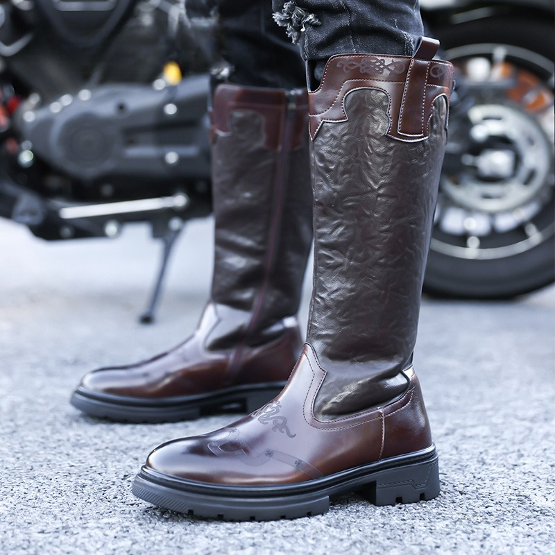 Men's Mid-calf Boots High Qual - đánh giá và giá The Ethnic Fashion