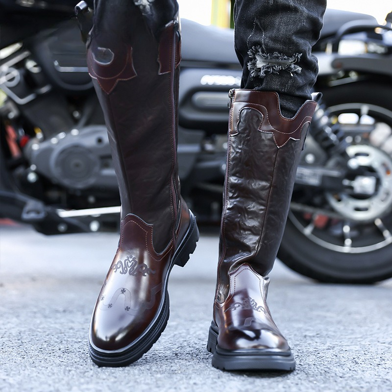 Men's Mid-calf Boots High Qual - đánh giá và giá The Ethnic Fashion