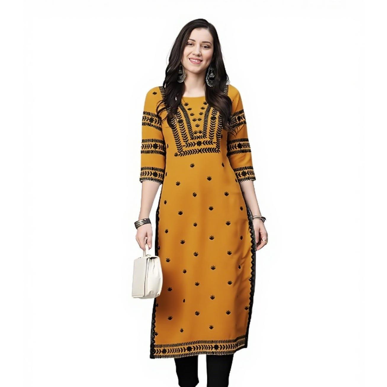 Muslim Kurt Flowers Women's Fa - đánh giá và giá Ethnic Fashion Kurtis
