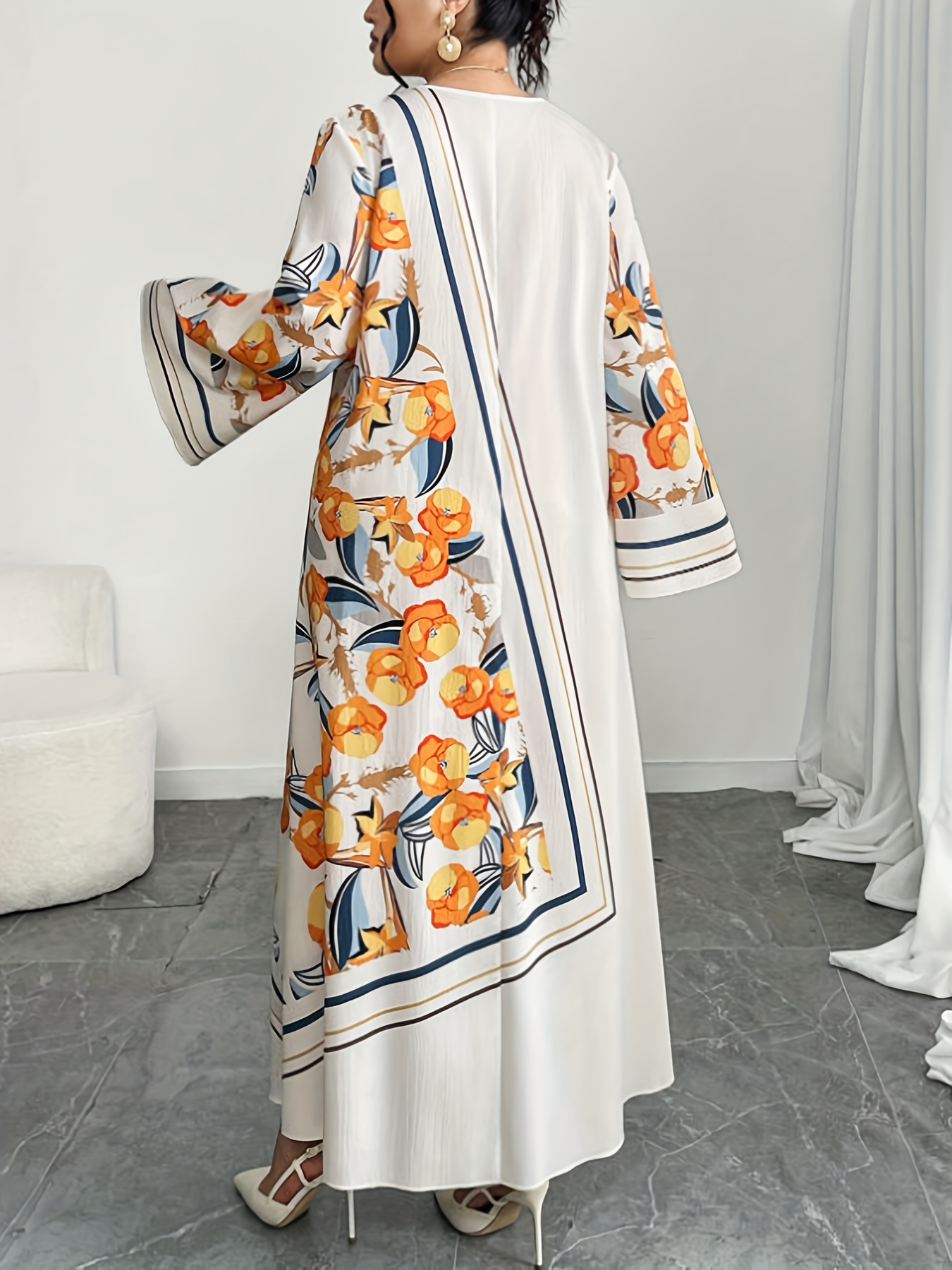 Plus Size Fashionable Women's  - đánh giá và giá Ethnic Style Dresses
