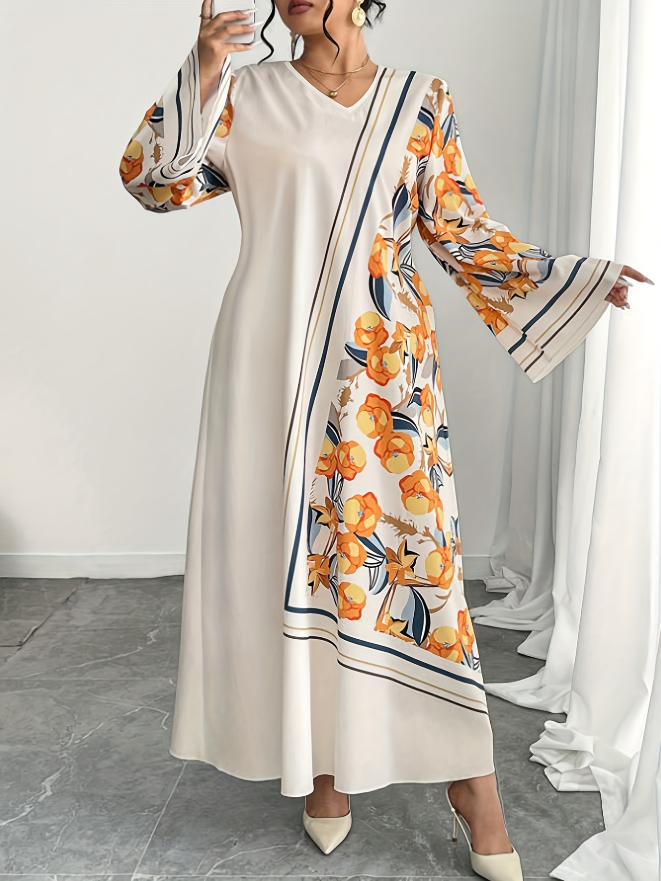 Plus Size Fashionable Women's  - đánh giá và giá Ethnic Style Dresses