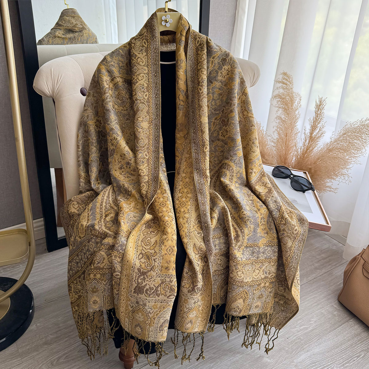 2025 Tassel Blanket Design Eth - đánh giá và giá Winter Ethnic Fashion For Women