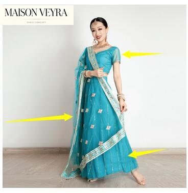 India Women's Saree Embroidery - đánh giá và giá Saree Georgette Women
