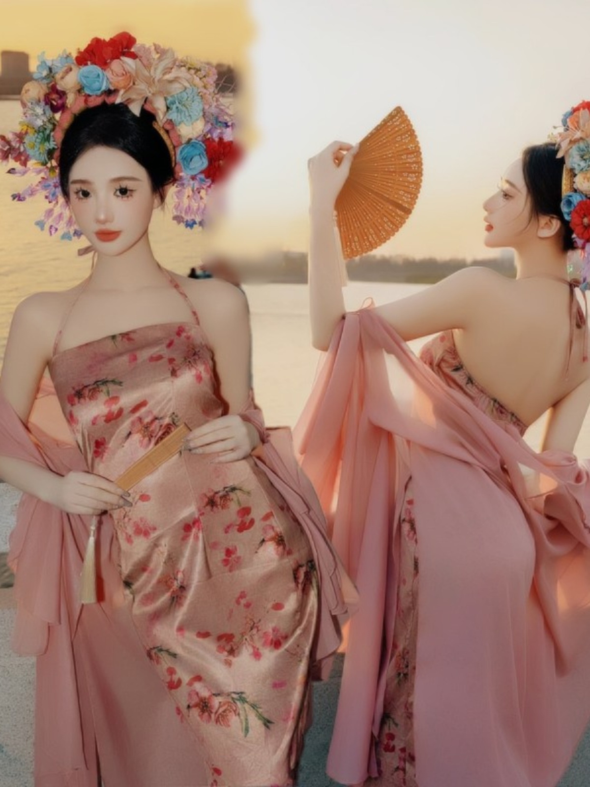Xinpu Women's Floral Hairpin T - đánh giá và giá Ethnic Style Dresses