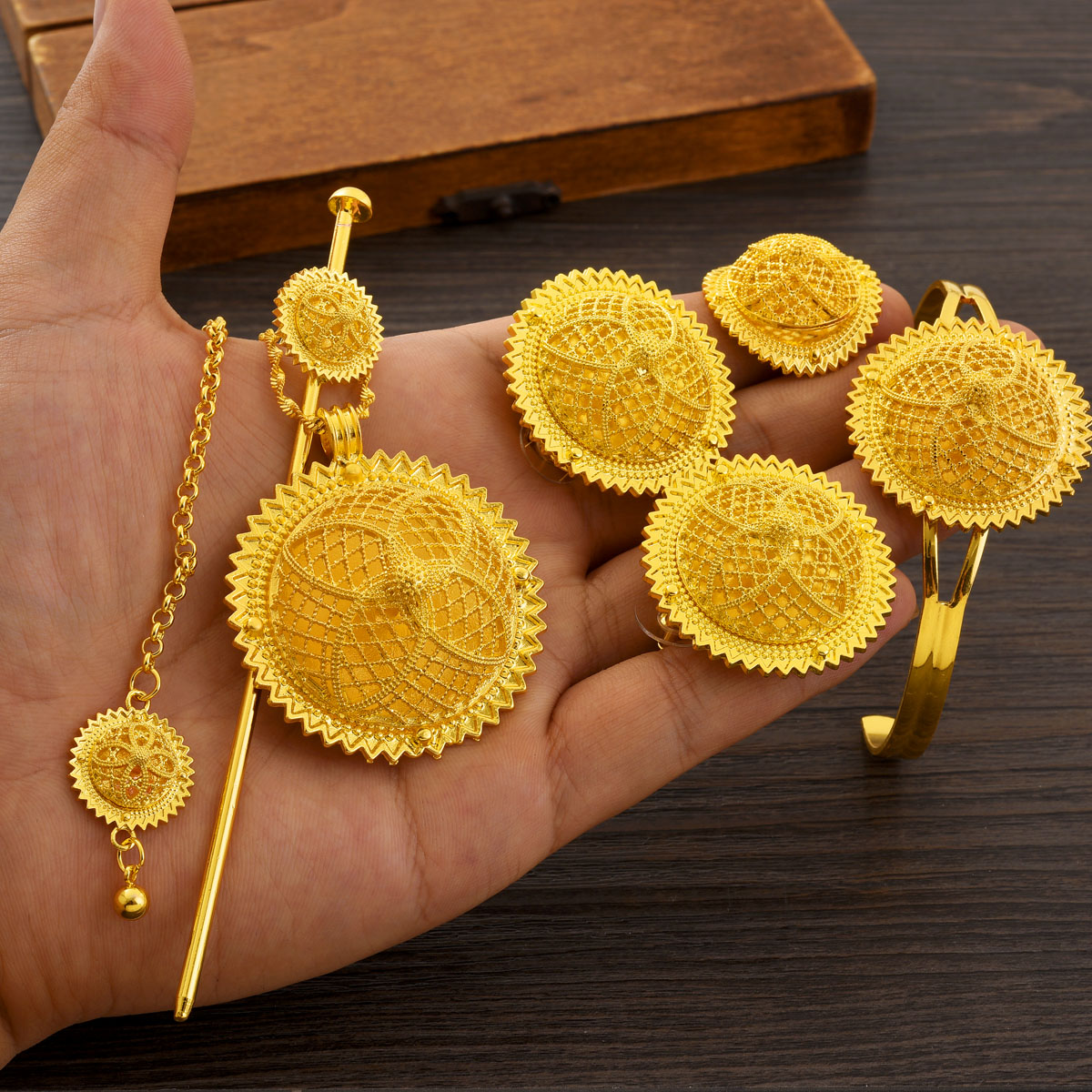Africa Dubai Golden Color Jewe - đánh giá và giá Ethnic Fashion Dubai