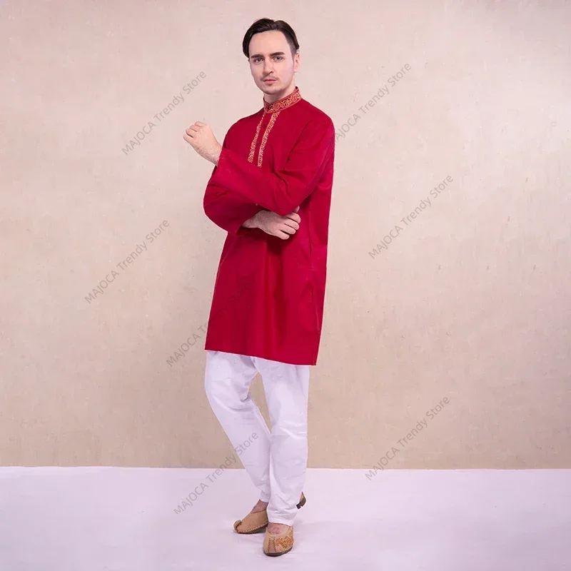 Indian Dress for Men Kurtas Sh - đánh giá và giá Kurta Men Cotton