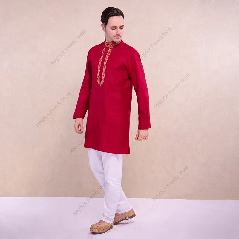 Indian Dress for Men Kurtas Sh - đánh giá và giá Kurta Men Cotton