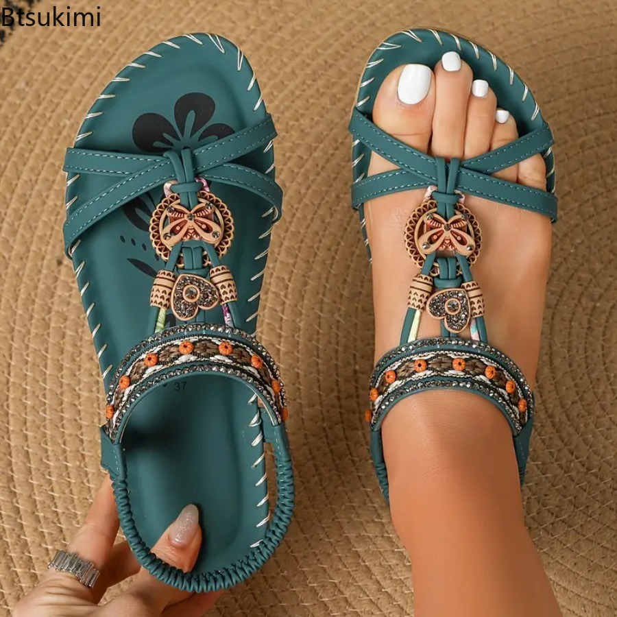 Women Bohemian Sandals Outdoor - đánh giá và giá The Ethnic Fashion