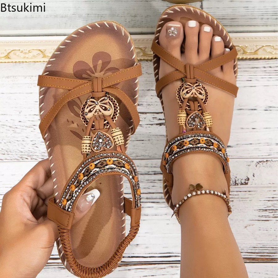 Women Bohemian Sandals Outdoor - đánh giá và giá The Ethnic Fashion