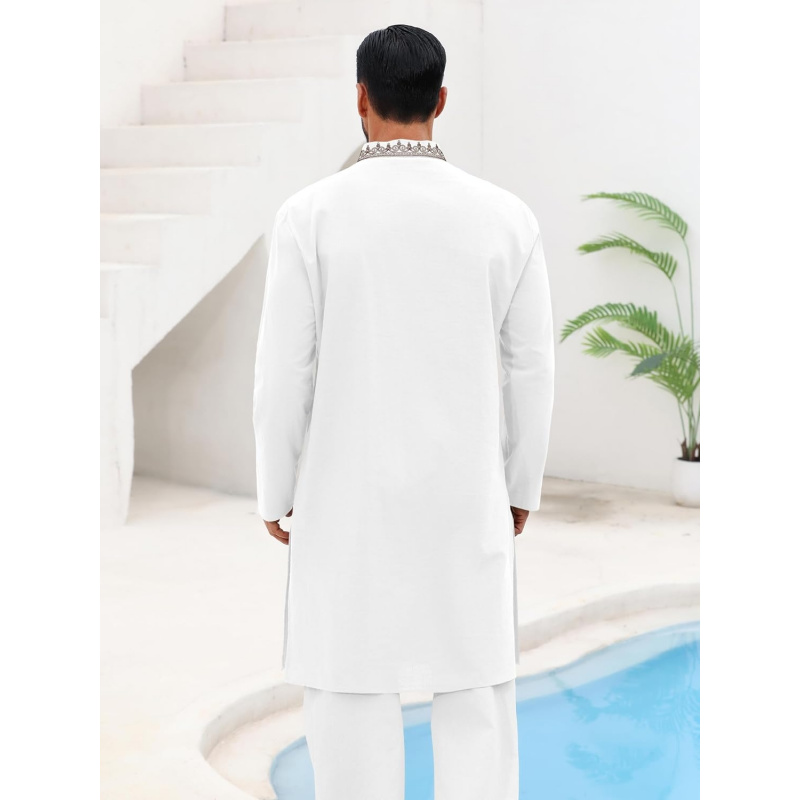 Mens Kaftan Thobe Cotton Henle - đánh giá và giá Kurta Men Cotton
