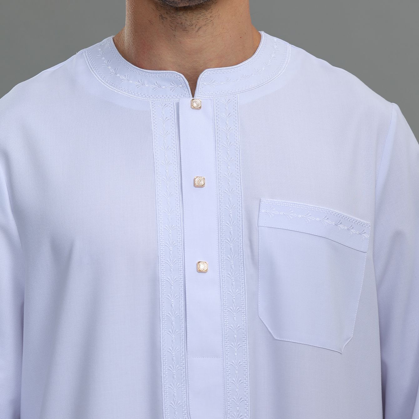 Mens Kaftan Thobe Button Down  - đánh giá và giá Kurta Men Cotton