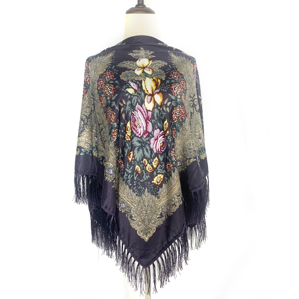 130*130cm Ethnic Style Russian - đánh giá và giá Winter Ethnic Fashion For Women