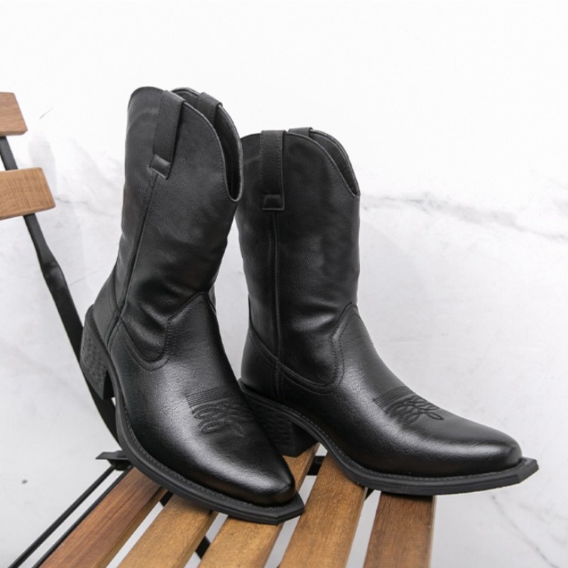 Men Boots Classic Embroidery W - đánh giá và giá The Ethnic Fashion