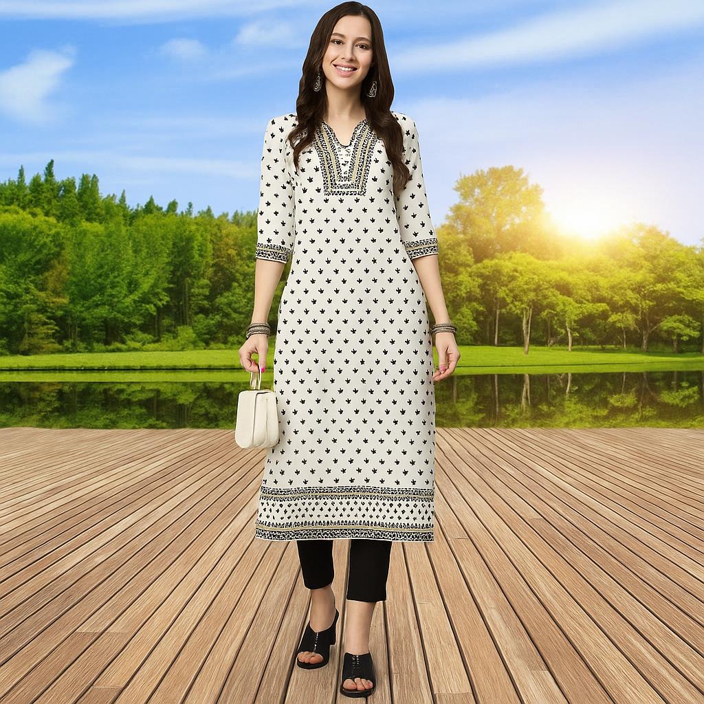 Muslim Kurt Women Casual Fashi - đánh giá và giá Ethnic Fashion Kurtis