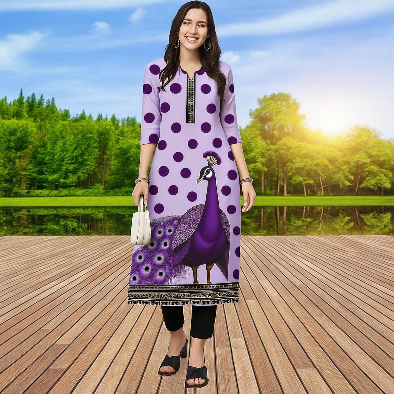 Muslim Kurt Women Casual Fashi - đánh giá và giá Ethnic Fashion Kurtis