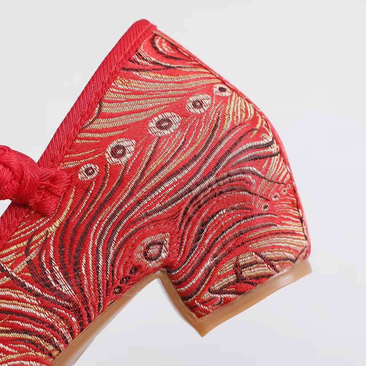 2026 Women New Block Heel Silk - đánh giá và giá Ethnic Fabric