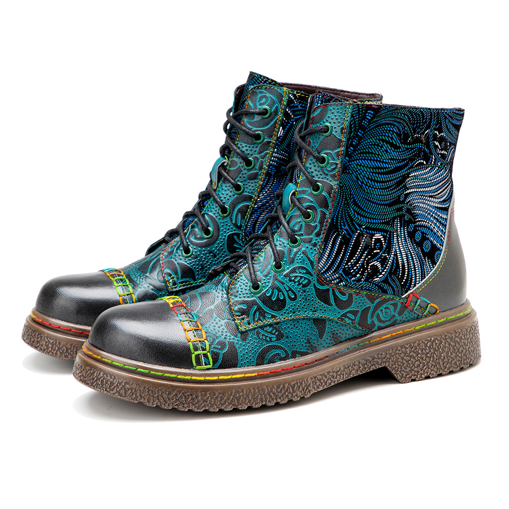 Socofy Raffan winter Ankle Lad - đánh giá và giá Ethnic Fabric