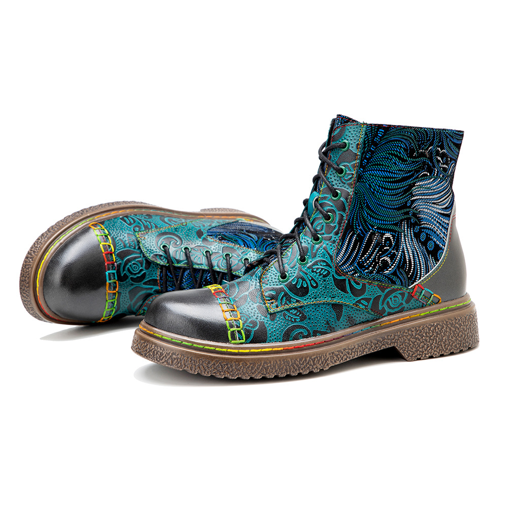 Socofy Raffan winter Ankle Lad - đánh giá và giá Ethnic Fabric