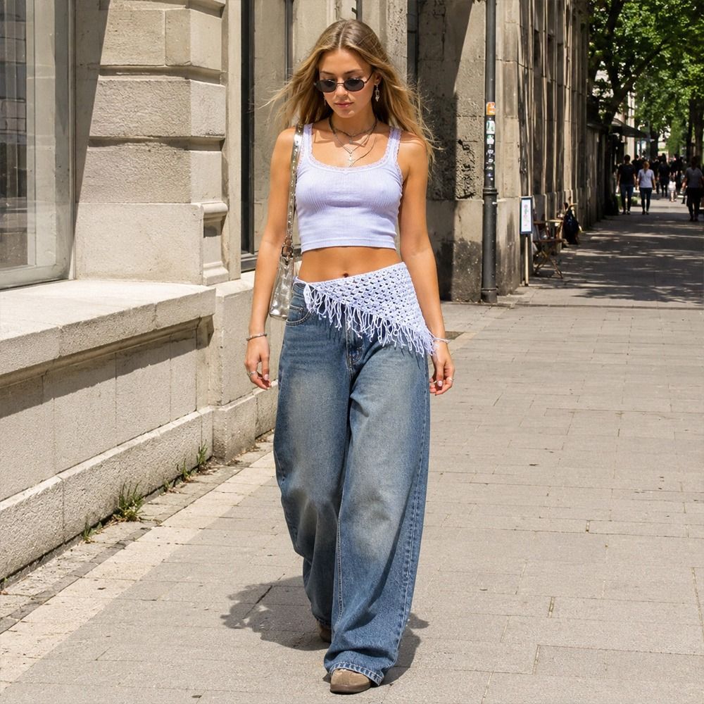 Fashion Tassels Fringe Waist B - đánh giá và giá Y2K Ethnic Fashion