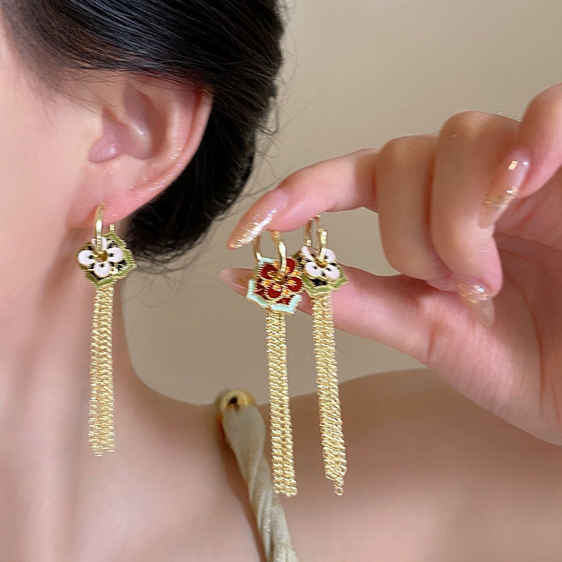 Ethnic Chinese Colored Enamel  - đánh giá và giá Ethnic Fashion Way