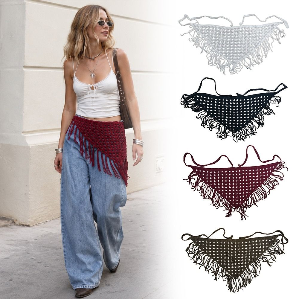 Fashion Tassels Fringe Waist B - đánh giá và giá Y2K Ethnic Fashion