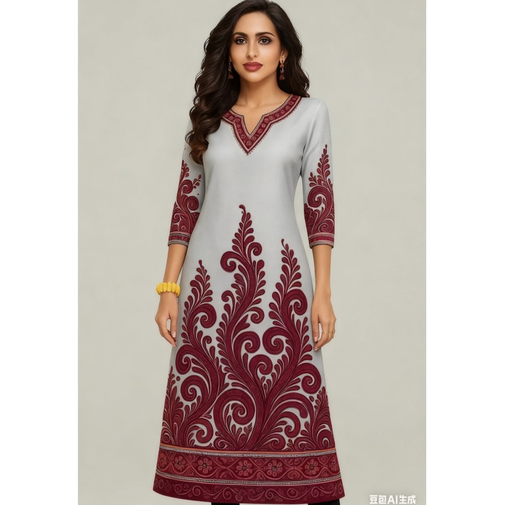 Muslim Kurt Flowers Women's Fa - đánh giá và giá Ethnic Fashion Kurtis