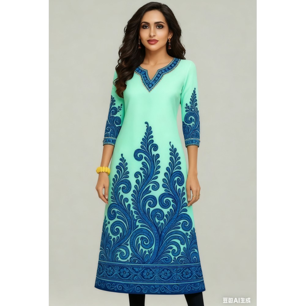 Muslim Kurt Flowers Women's Fa - đánh giá và giá Ethnic Fashion Kurtis